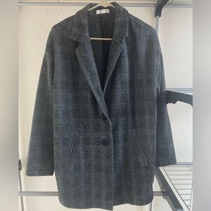 Madewell Black and White Knit Cardigan